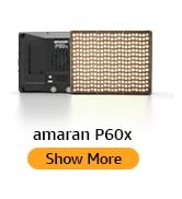 Aputure Amaran P60x 60W Output Bi-Color Lensed LED Panel Video Light 5070+ lux, CRI 95+, TLCI 97+...