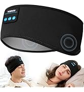 Voerou Sleep Headphones Bluetooth 5.4 Headband, Breathable Sports Headband Sleeping Headphones Ey...