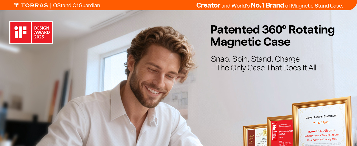 iphone 17 pro case with stand magnetic 2025 6.3 inch