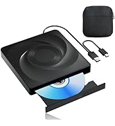 Wbacon External CD/DVD Drive for Laptop External DVD Drive, DVD Player Portable CD Reader for Lap...