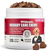 Dog UTI Treatment Cranberry Chews for Dogs Urinary Tract Supplement for Dogs and Cats with D-Mann...