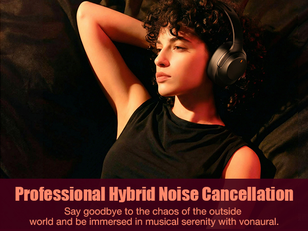 Hybrid Active Noise Cancelling Headphones
