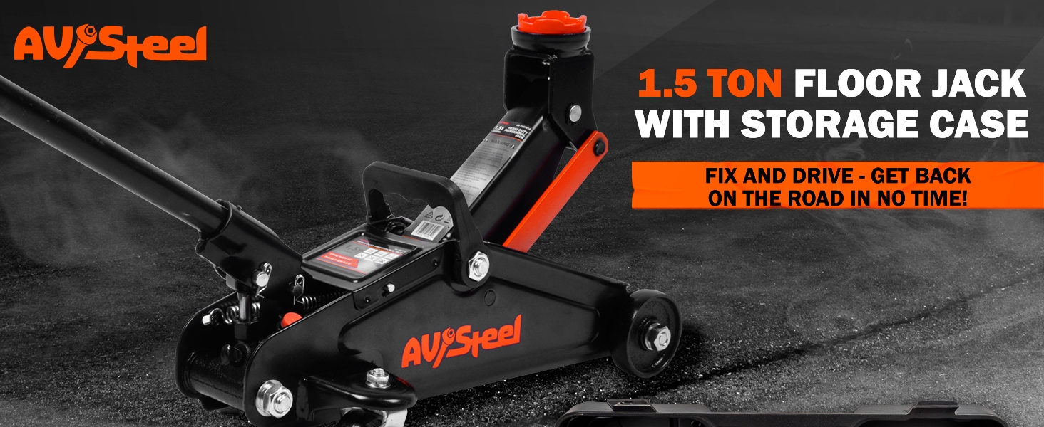 floor jack with storage case