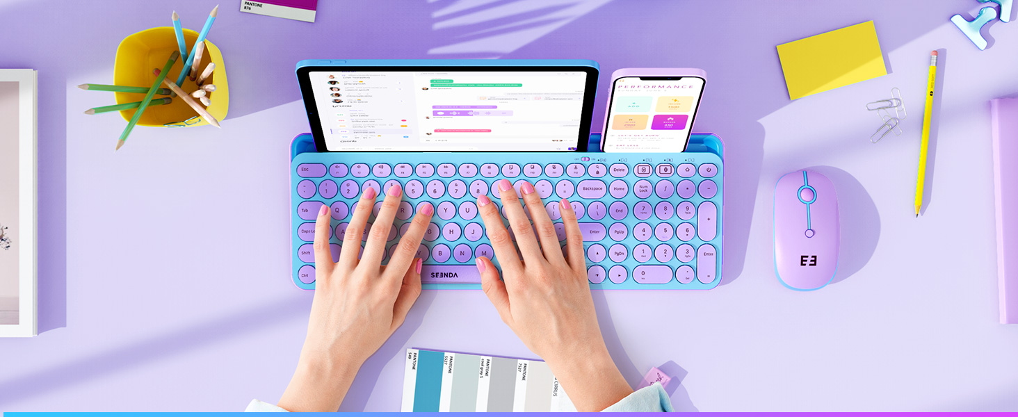 cute wireless keyboard mouse bluetooth keyboard and mouse for ipad keyboard mouse with number pad