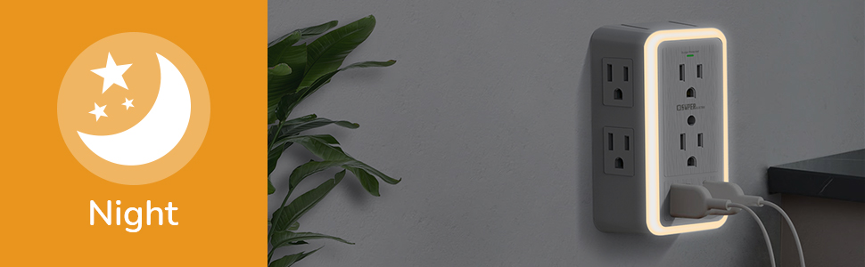 USB Wall Charger Surge Protector