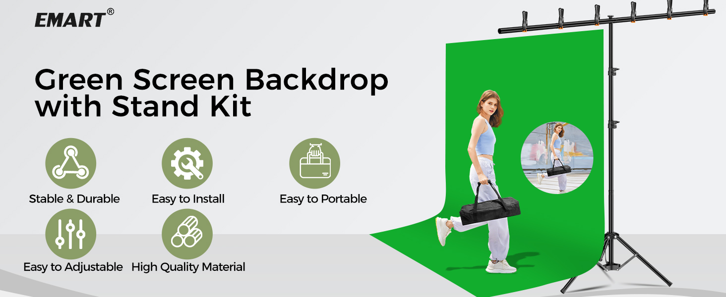 green screen backdrop kit