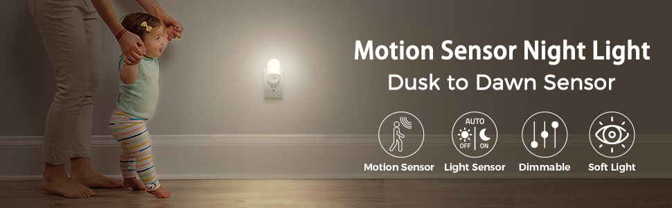 Dimmable Motion Sensor Night Light