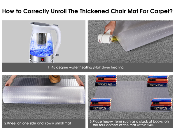 Office Chair Mat for Carpeted Floors
