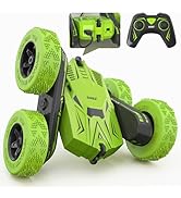 SGILE RC Stunt Car Toy Gift, 4WD Remote Control Car with 2 Sided 360 Rotating Rc Car for Kids Gir...