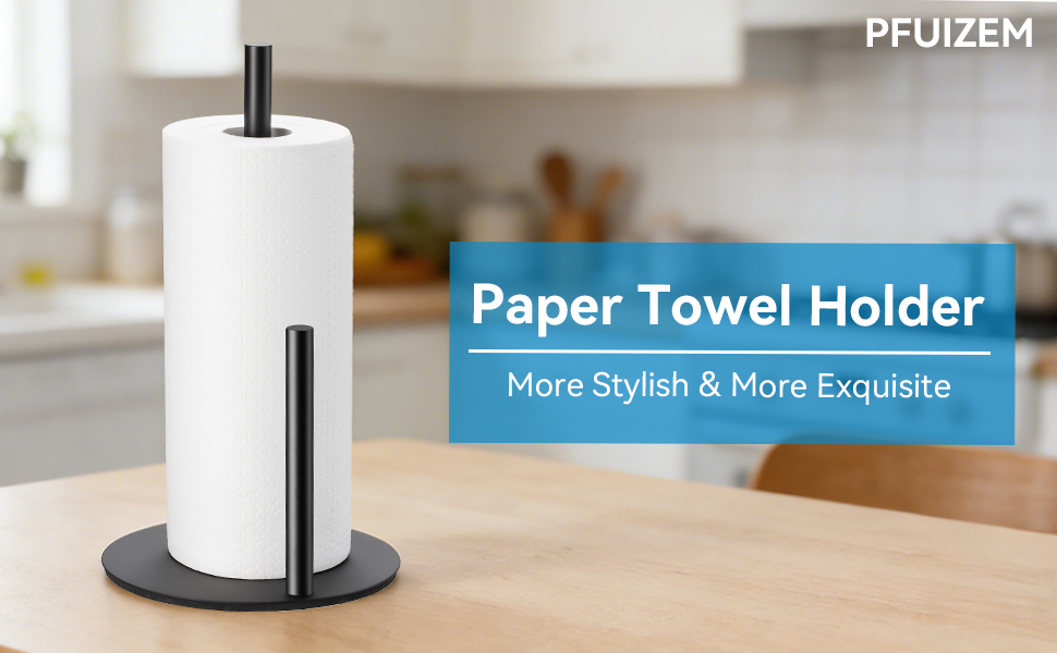 Kitchen paper towel holder