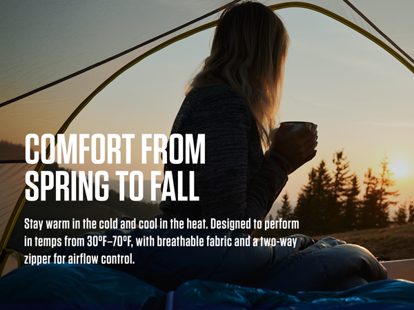 Summer and 3-Season Sleeping Bags for Camping