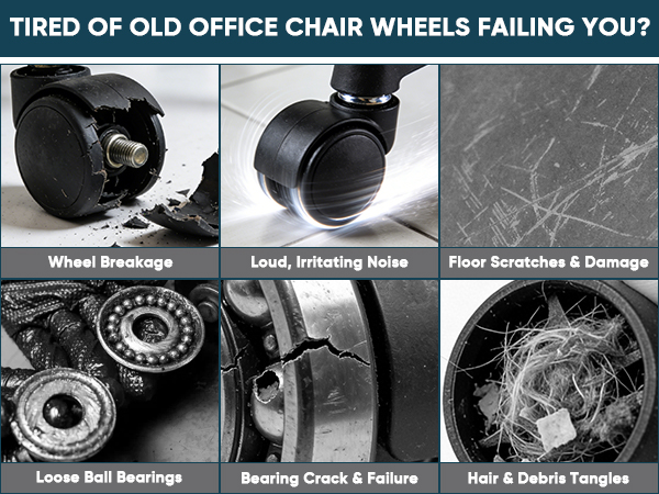 2.5 Inch Office Chair Wheels
