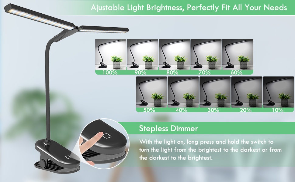 reading lamps for bed book light rechargeable headboard lamp led desk lamp with clamp portable lamps