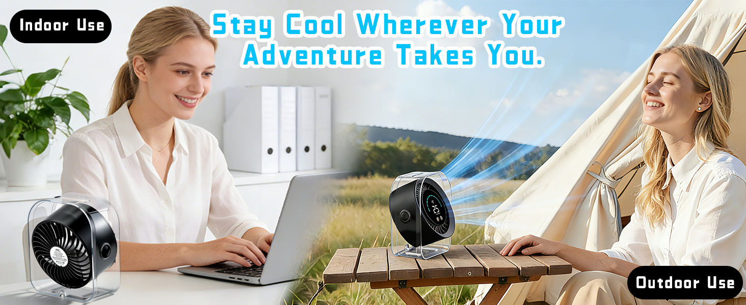 rechargeable desk fan 3
