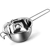 Double Boiler Stainless Steel Pot for Melting Chocolate, Candy and Candle Making (18/8 Steel, 2 C...