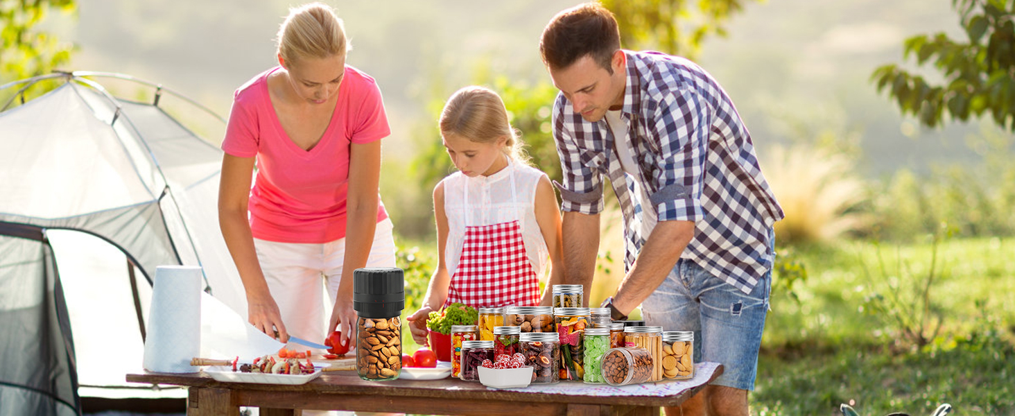 electric vacuum sealer for mason jars