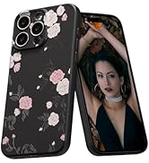 XIZYO for iPhone 14 Pro Case, Cute Floral Aesthetic Flower Case Pink Rose Pattern Print Women Gir...