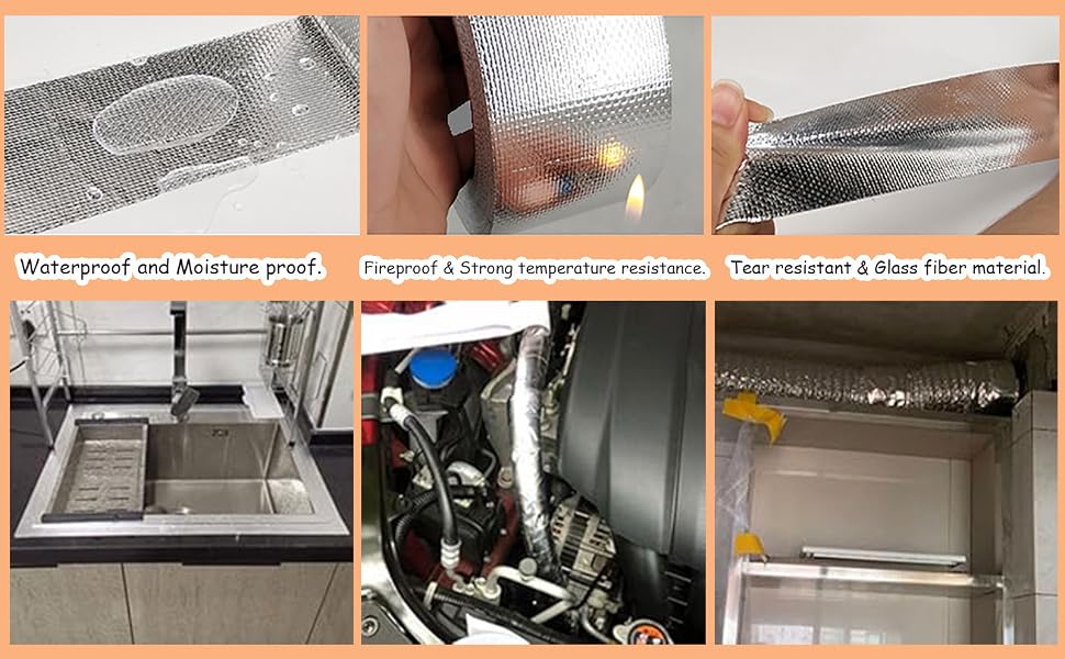 Glass Fiber Cloth Aluminum Foil Tape