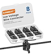 Sunmerit 8 Pack Low Voltage Wire Connectors, Landscape Lighting Wire Connectors, Compatible with ...