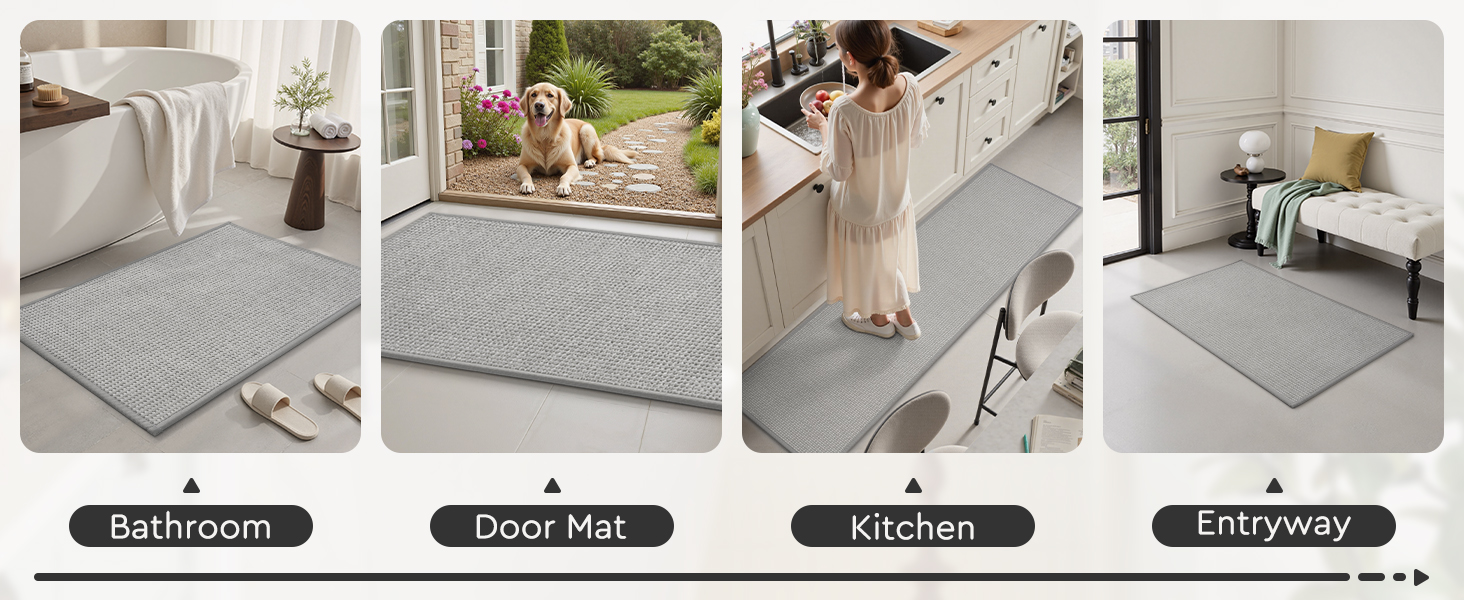 absorbent bath mat