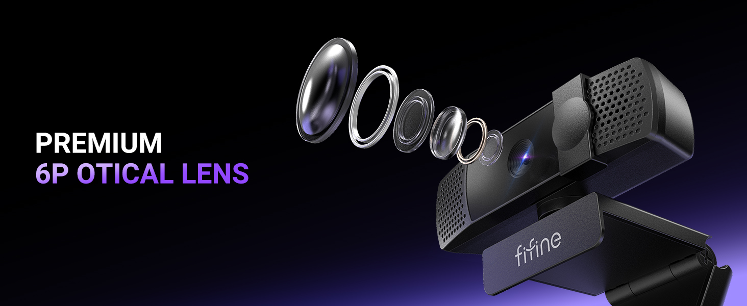 6P lens webcam