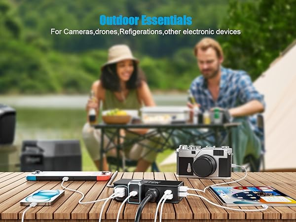 cigarette lighter splitter BESTEK 9 in 1 fast car charger adapter 3 Socket PD30W