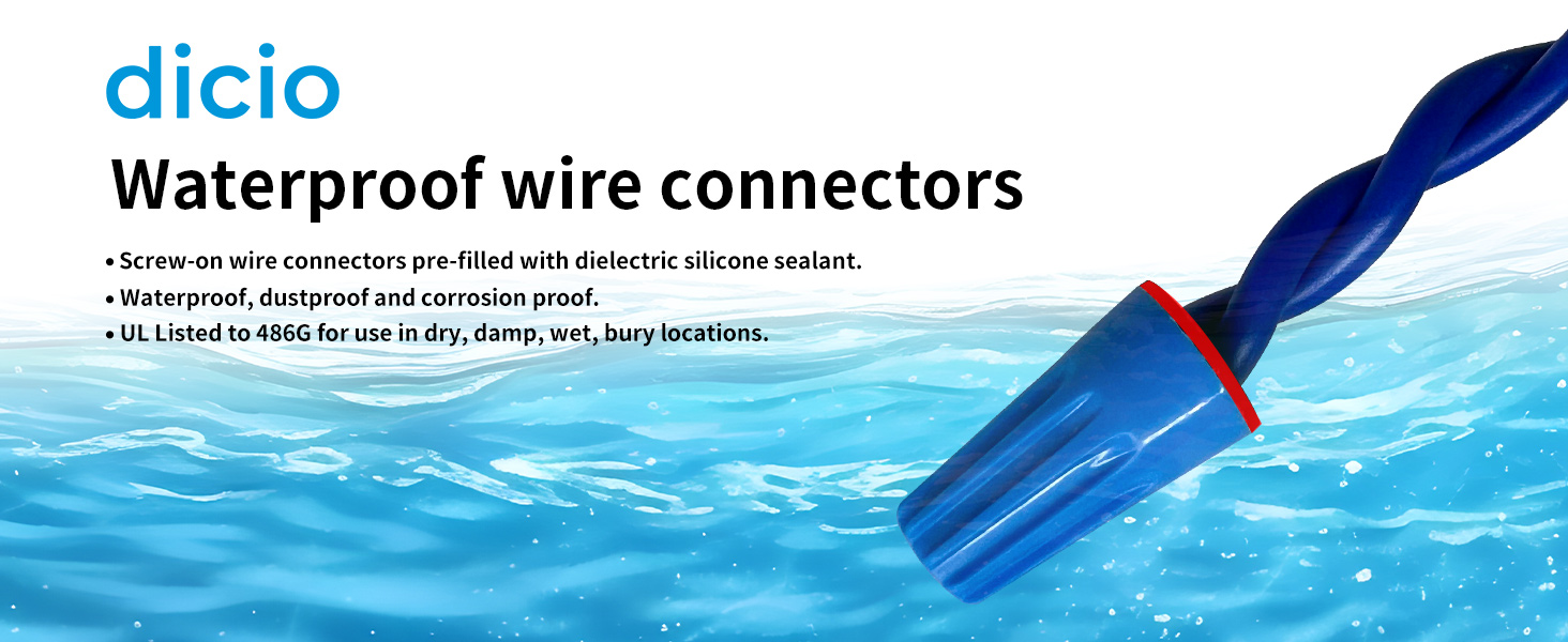 Dicio Waterproof Landscape Wire Connectors