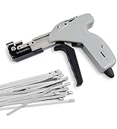 Knoweasy Stainless Steel Cable Tie Gun for Stainless Steel Cable Ties,Stainless Steel Cable Tie T...