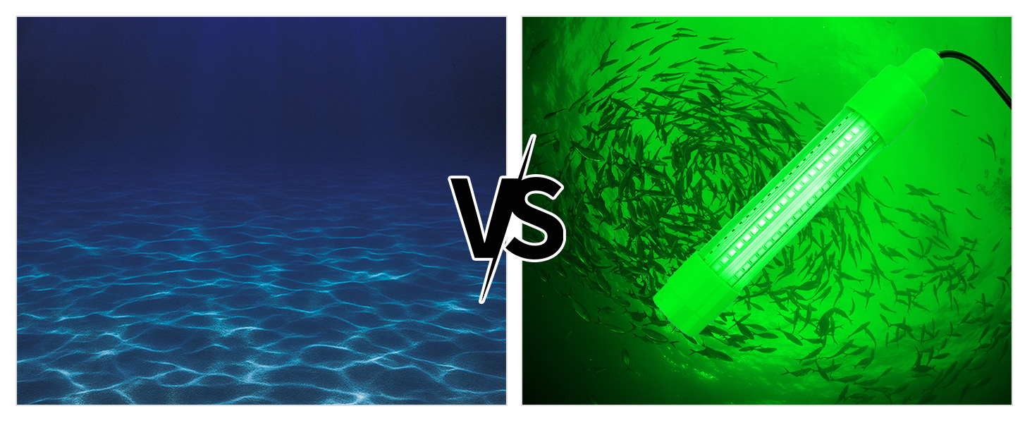 120 LED Underwater Submersible Fishing Light with 6M Cord