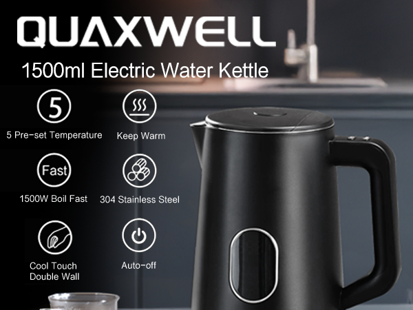 black electric kettle