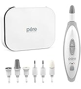 Pure Enrichment PureNails 10-Piece Professional Manicure and Pedicure Kit - Electric Nail Drill S...