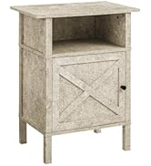 Monarch Specialties I 3813 Accent Table, Side Table, End, Living Room, Small, Storage, Cream Ston...