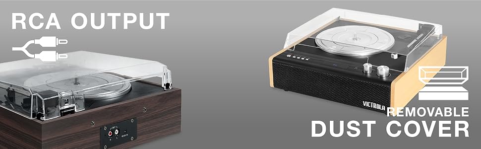 Removable Dust Cover and RCA Output