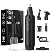 Ear and Nose Hair Trimmer-Rechargeable Nose Trimmer for Men and Women Professional Painless Nose ...
