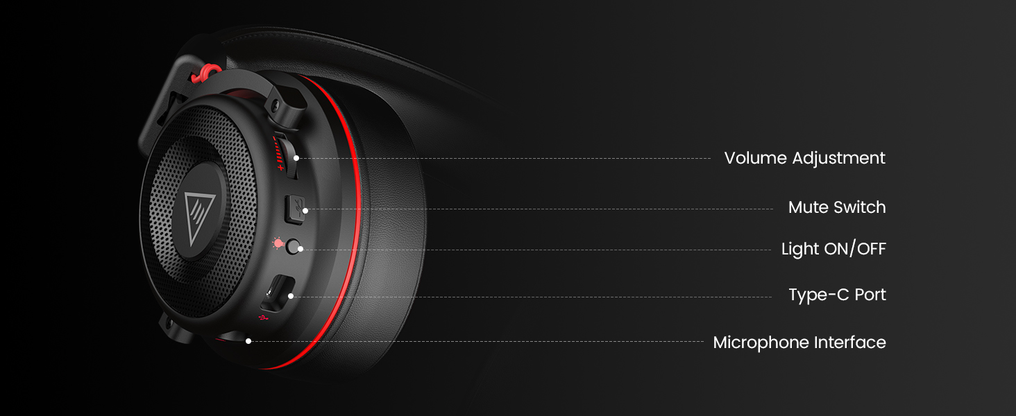 wired gaming headset