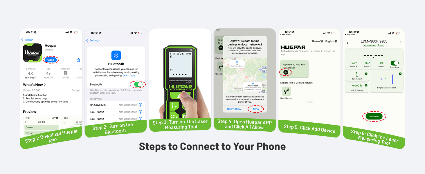 lazer measuring tool