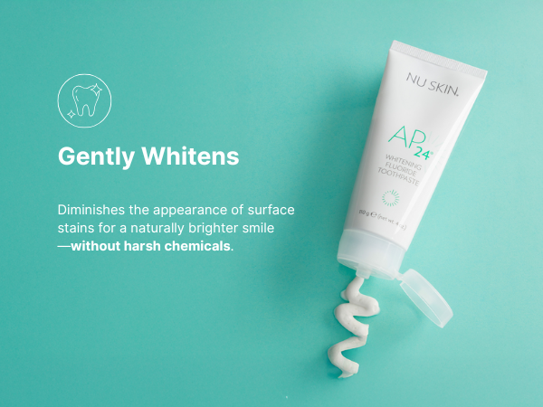 fluoride toothpaste minty toothpaste nuskin products clean plaque tooth breath plaque remover