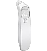 Berrcom Forehead and Ear Thermometer for Adults and Kids, Digital Infrared Thermometer for Baby T...