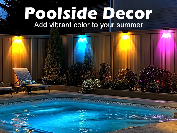 pool lights solar powered