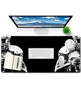 Large Gaming Mouse pad,Extended Keyboard Mouse Mat Desk pad(31.5" x 15.8" 3mm) with Non-Slip Rubb...