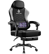 WAILOR Gaming Chair with Massage and Packet Spring Cushion,Ergonomic Gamer Chairs for Adults with...