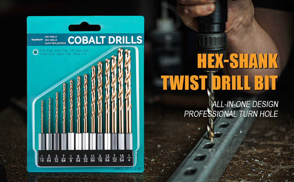 cobalt drill bit set