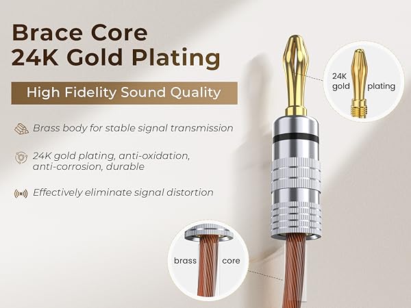 Banana Plugs Audio Jack Connector
