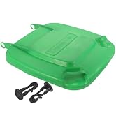 Toddmomy Outdoor Garbage Can Replacement Lid, Waste Container Trash Can Lid Square Trash Bin Sani...