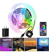 Motion Sensor Under Bed Lights,9.84FT Motion Sensor Strip Lights with APP Control, Led Lights for...