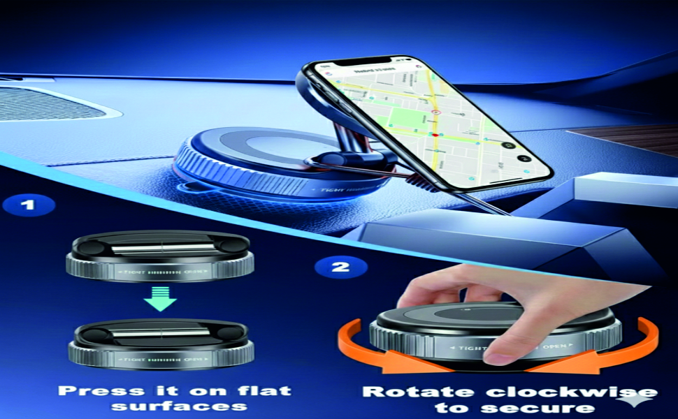 Foldable Magnetic Car Phone