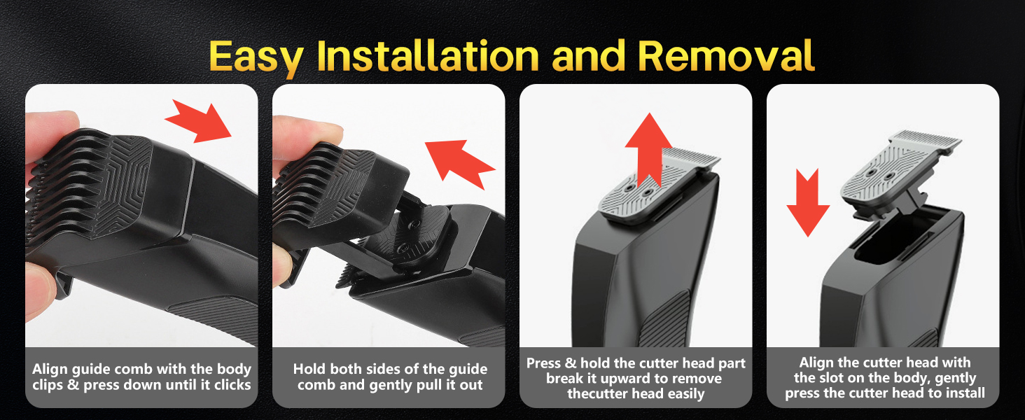 manscape beard trimmer for men adjustable