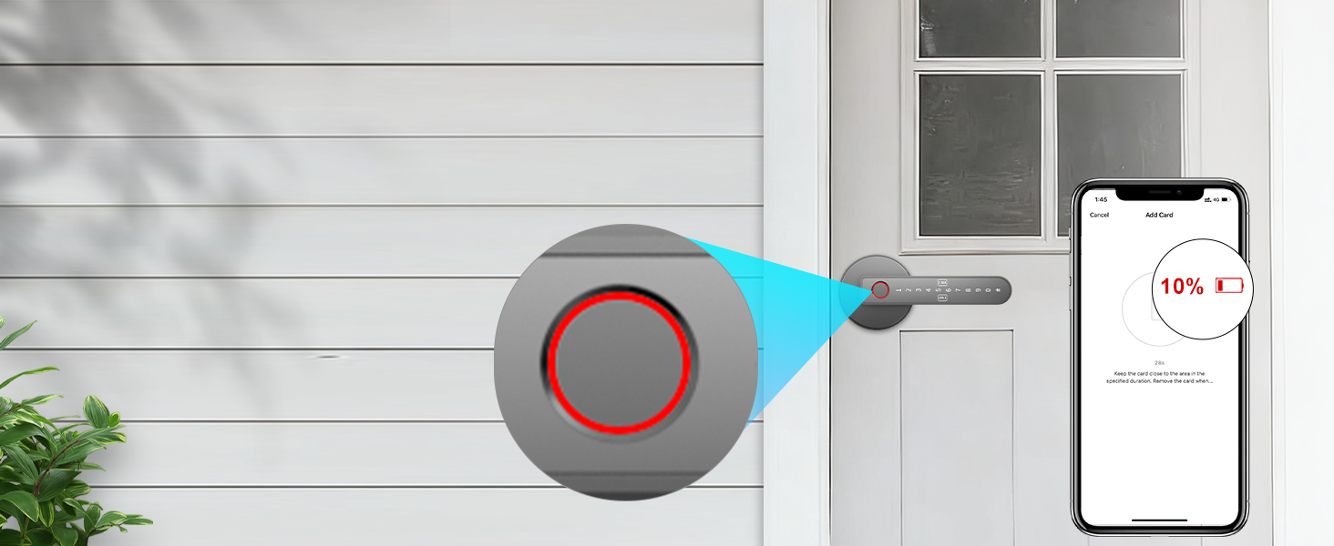 biometric door handle