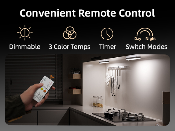 under Cabinet lighting with remote