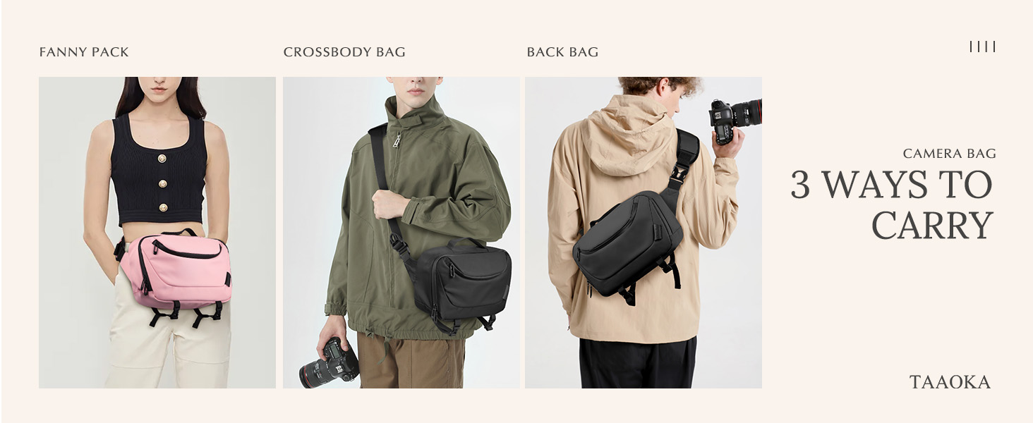 Camera Bags Crossbody for photographers